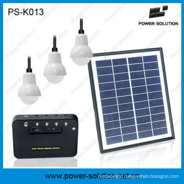 Mini Solar Home Lighting System with Mobile Phone Charger